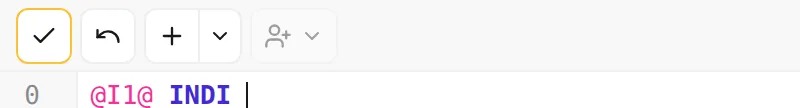 The editor toolbar: the Apply button highlighted while the draft has unapplied changes, with Discard beside it.